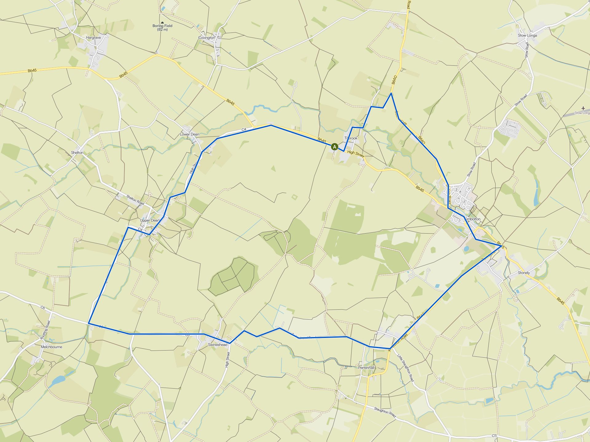 The best cycling routes around Tilbrook | Komoot